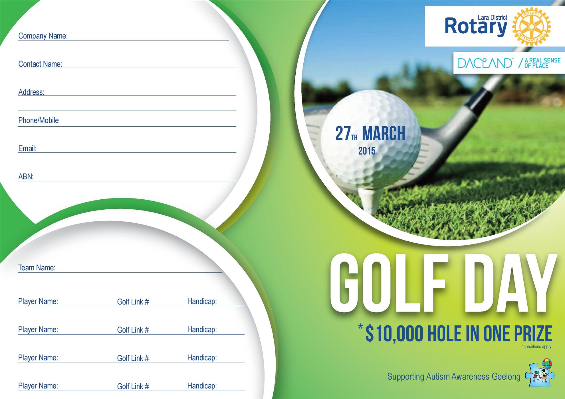 Golf Day Invitation Template | DocTemplates